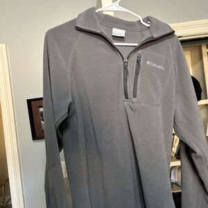 Columbia Men's Zip-Up Gray Sweater